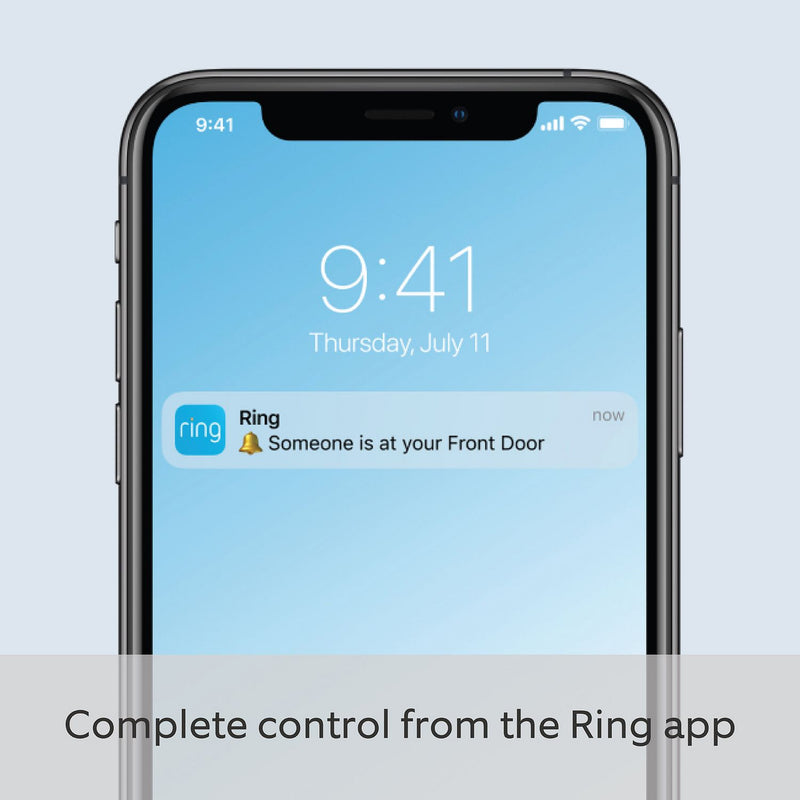 Ring battery video doorbell plus with chime 6.9x9.2x9.8cm, imported from the UK