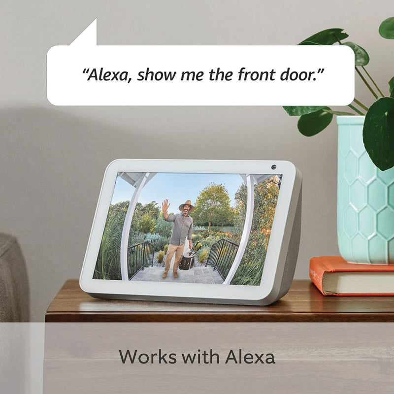 Ring battery video doorbell plus with chime 6.9x9.2x9.8cm, imported from the UK