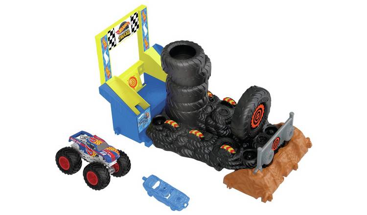 Hot Wheels Monster Trucks Smash Race Challenge Playset GOODS Argos