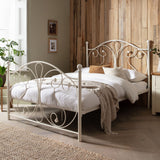 Argos Home white double bed frame - British product