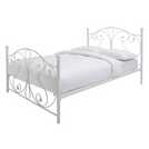 Argos Home white double bed frame - British product