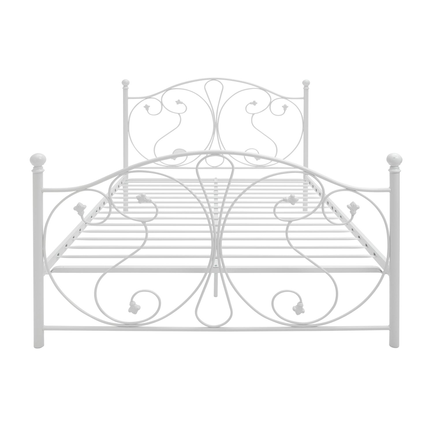 Argos Home white double bed frame - British product