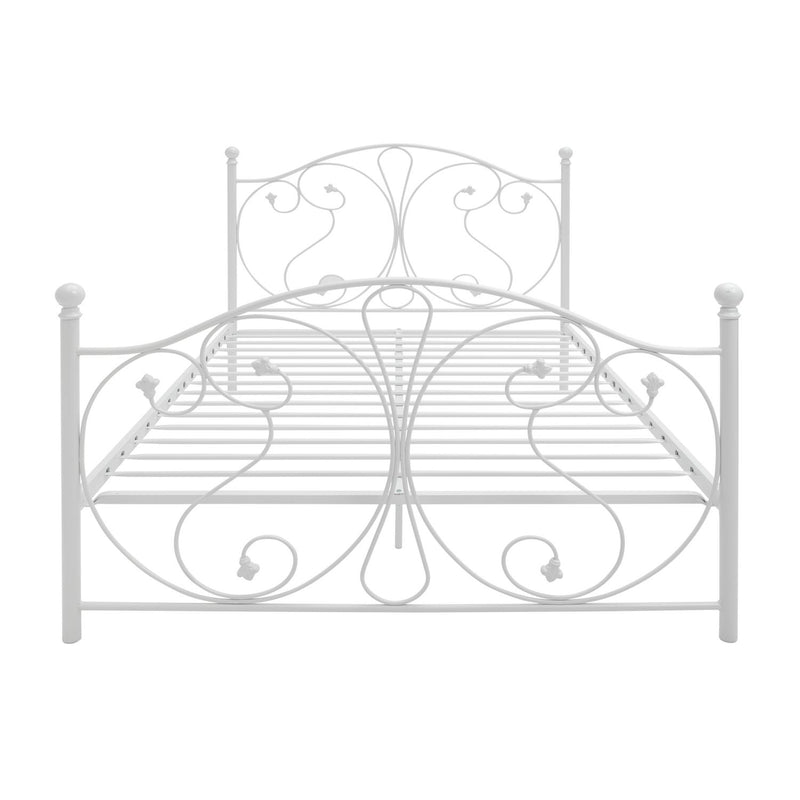 Argos Home white double bed frame - British product