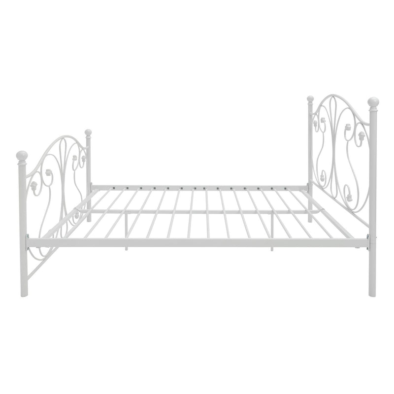 Argos Home white double bed frame - British product