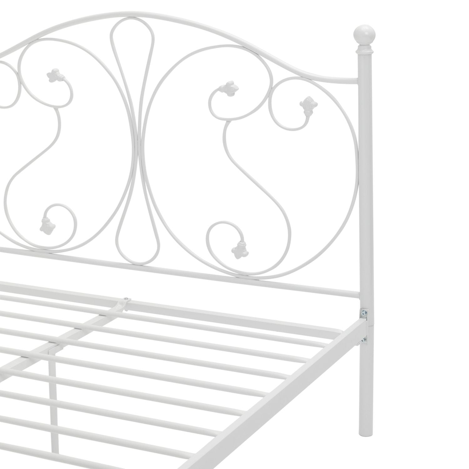 Argos Home white double bed frame - British product