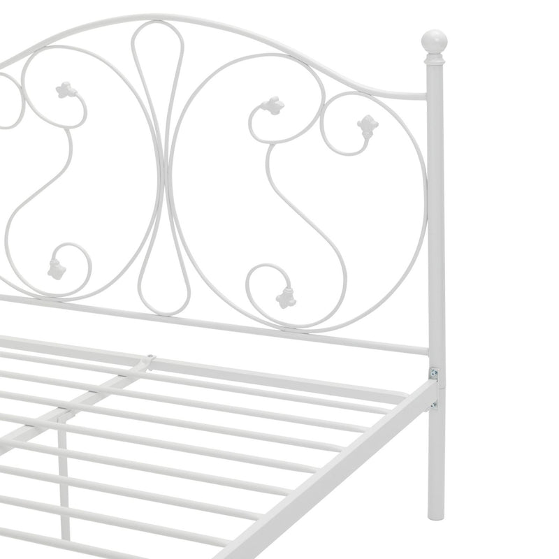 Argos Home white double bed frame - British product