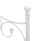Argos Home white double bed frame - British product