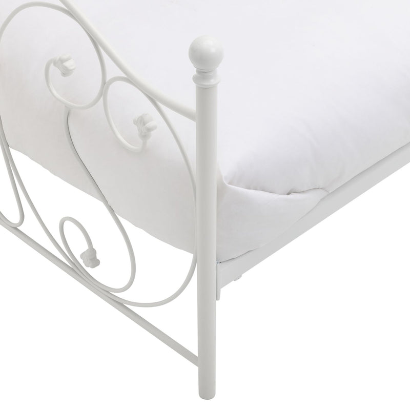 Argos Home white double bed frame - British product