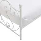Argos Home white double bed frame - British product
