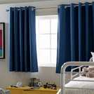Argos Home blue blackout curtains 168x228cm - British product