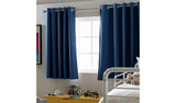 Argos Home blue blackout curtains 168x228cm - British product
