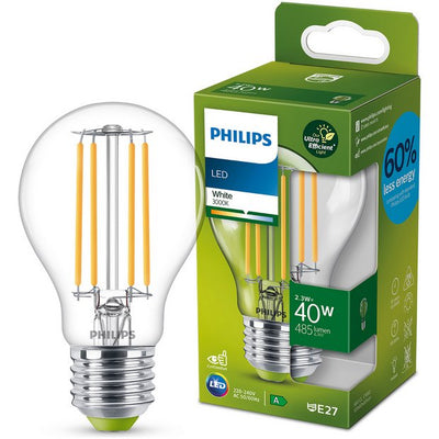 Ampoule LED ES 2,3W 40W blanche Philips