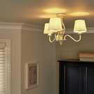 Argos Home Twist Metal Semi Flush Ceiling Light - Cream