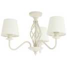 Argos Home Twist Metal Semi Flush Ceiling Light - Cream