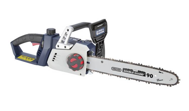 Spear & Jackson 35cm Cordless Chainsaw with 2 Batteries-36V