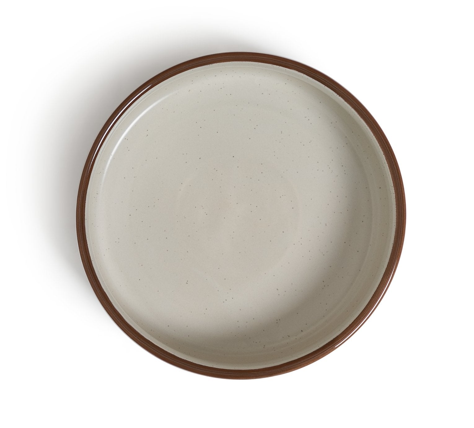 Habitat Speckle grey ceramic pie dish 13cm, UK version