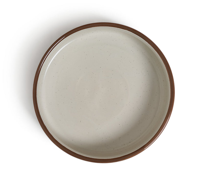 Habitat Speckle grey ceramic pie dish 13cm, UK version