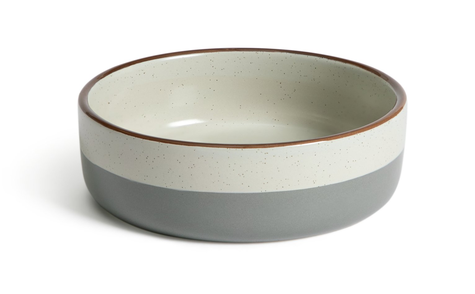 Habitat Speckle grey ceramic pie dish 13cm, UK version