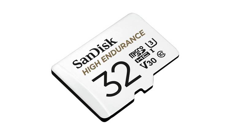 SanDisk High Endurance microSD card 32GB, imported from the UK