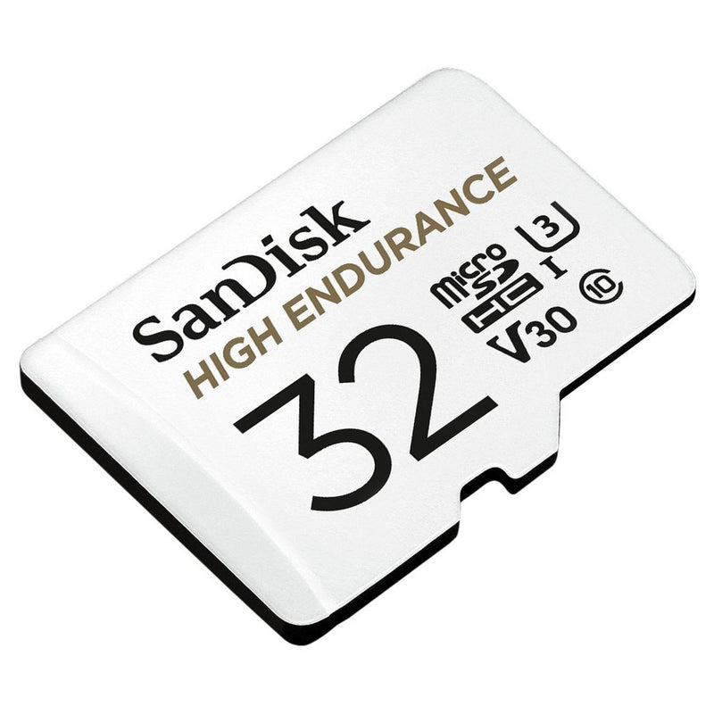 SanDisk High Endurance microSD card 32GB, imported from the UK