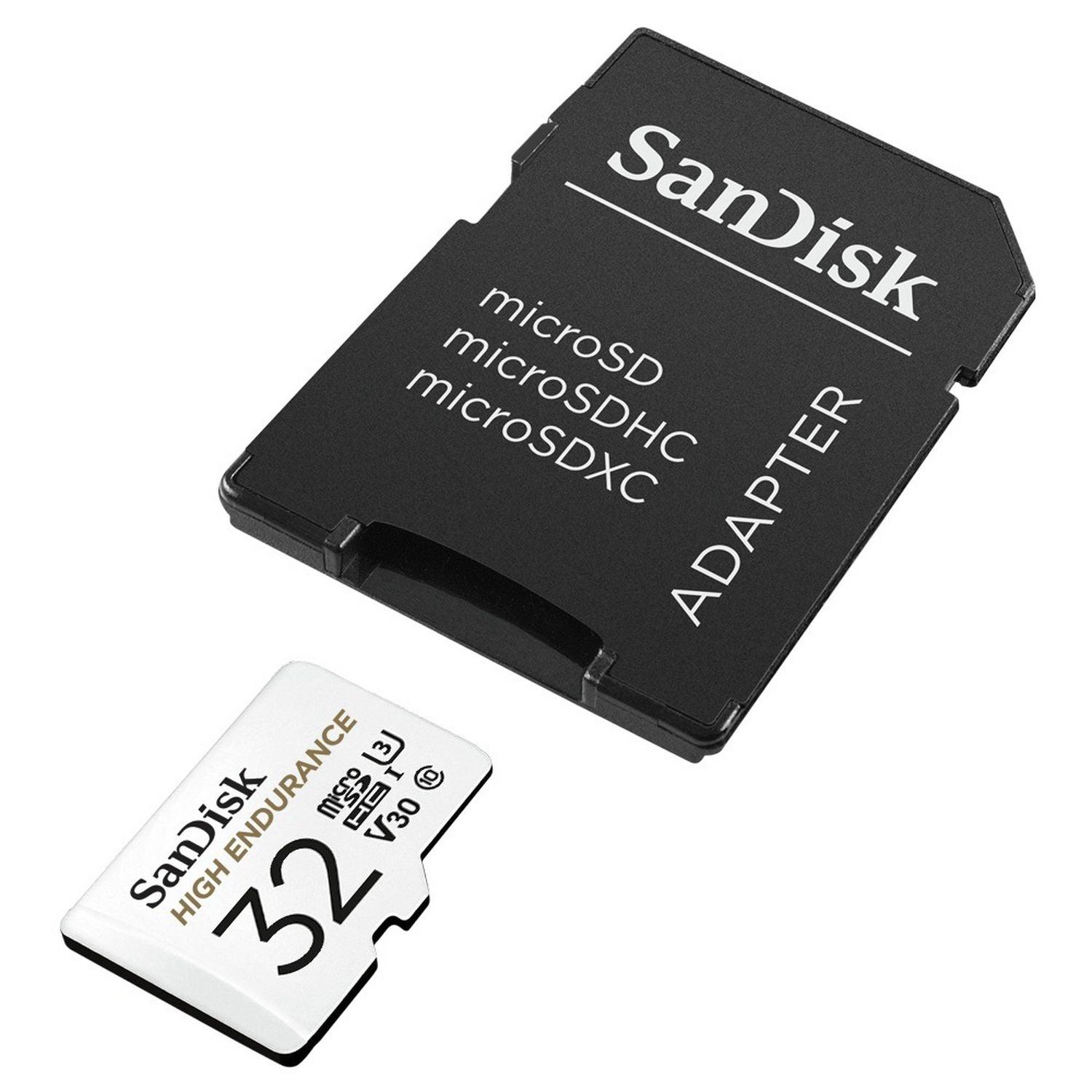 SanDisk High Endurance microSD card 32GB, imported from the UK