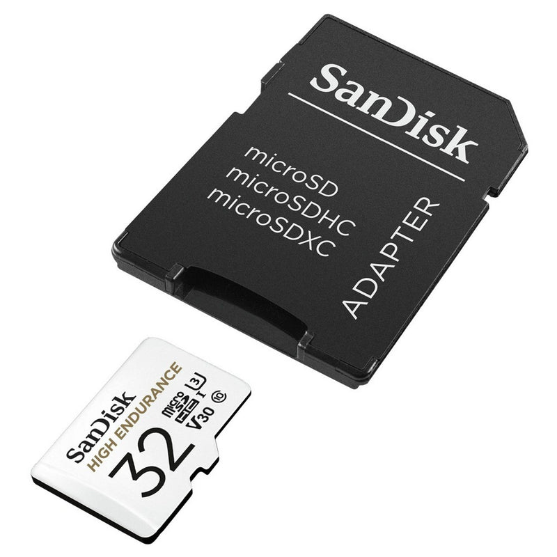 SanDisk High Endurance microSD card 32GB, imported from the UK
