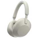 Sony WH1000XM5 Silver over-ear wireless headphones (British brand)