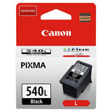 Canon PG-540L black ink cartridge 11ml, imported from the UK
