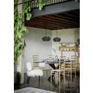 Habitat Distressed Abstract Blue Flatweave Rug - 120x170cm