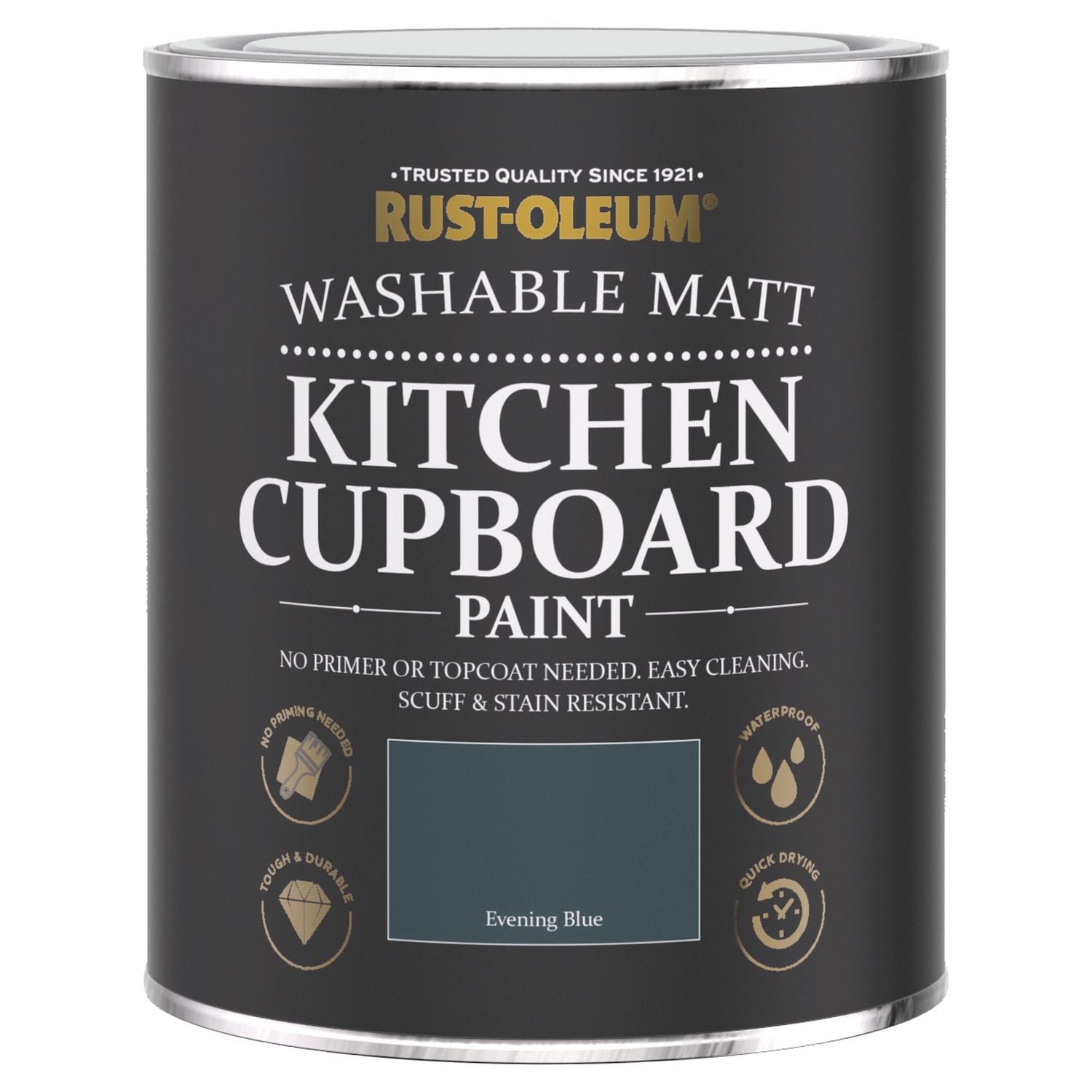 Rust-Oleum kitchen cupboard paint Evening Blue 750ml, UK version