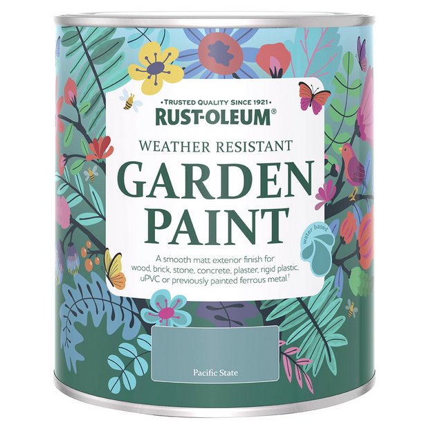 Rust-Oleum garden matt paint Pacific State 750ml, imported from the UK