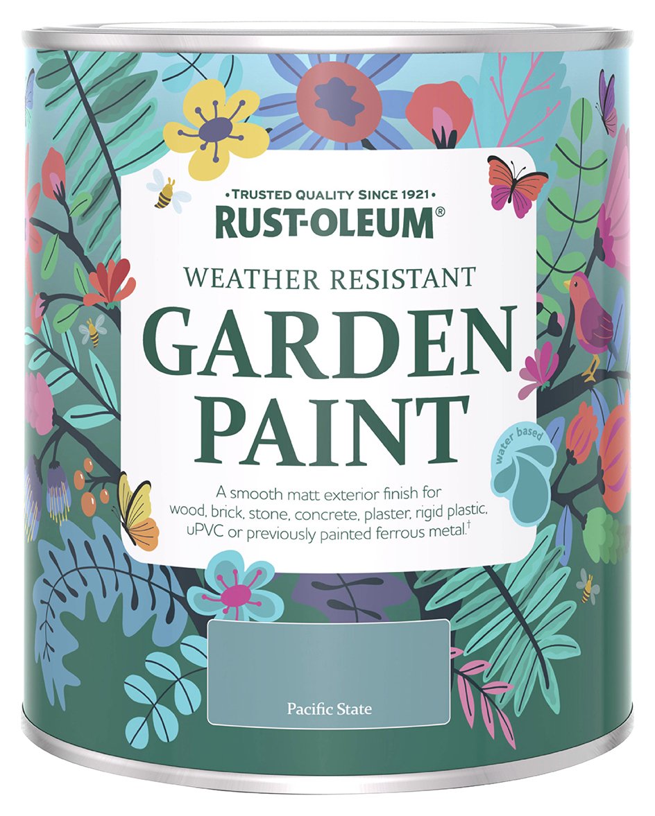 Rust-Oleum garden matt paint Pacific State 750ml, imported from the UK