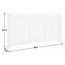 Habitat large radiator cover white, UK version