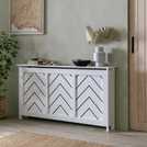 Habitat large radiator cover white, UK version