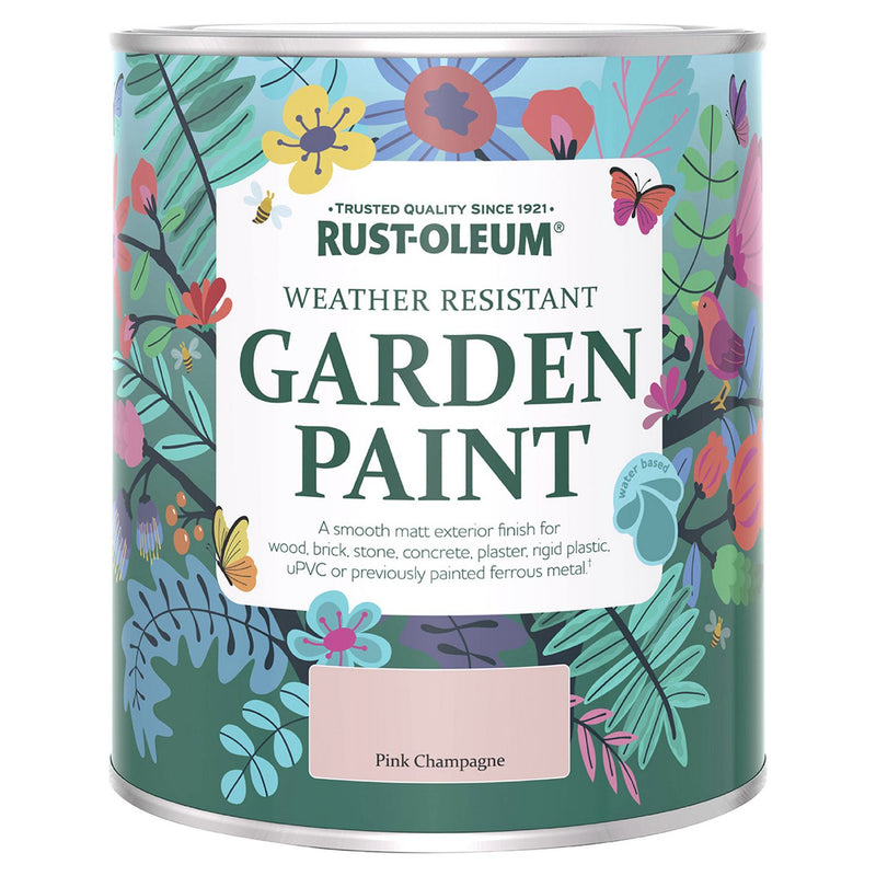 Rust-Oleum garden matt paint pink champagne 750ml, imported from the UK