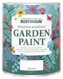 Rust-Oleum Garden Matt Paint Chalk White 750ml, imported from the UK