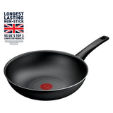 Tefal Titanium Force non-stick wok 28cm, imported from the UK