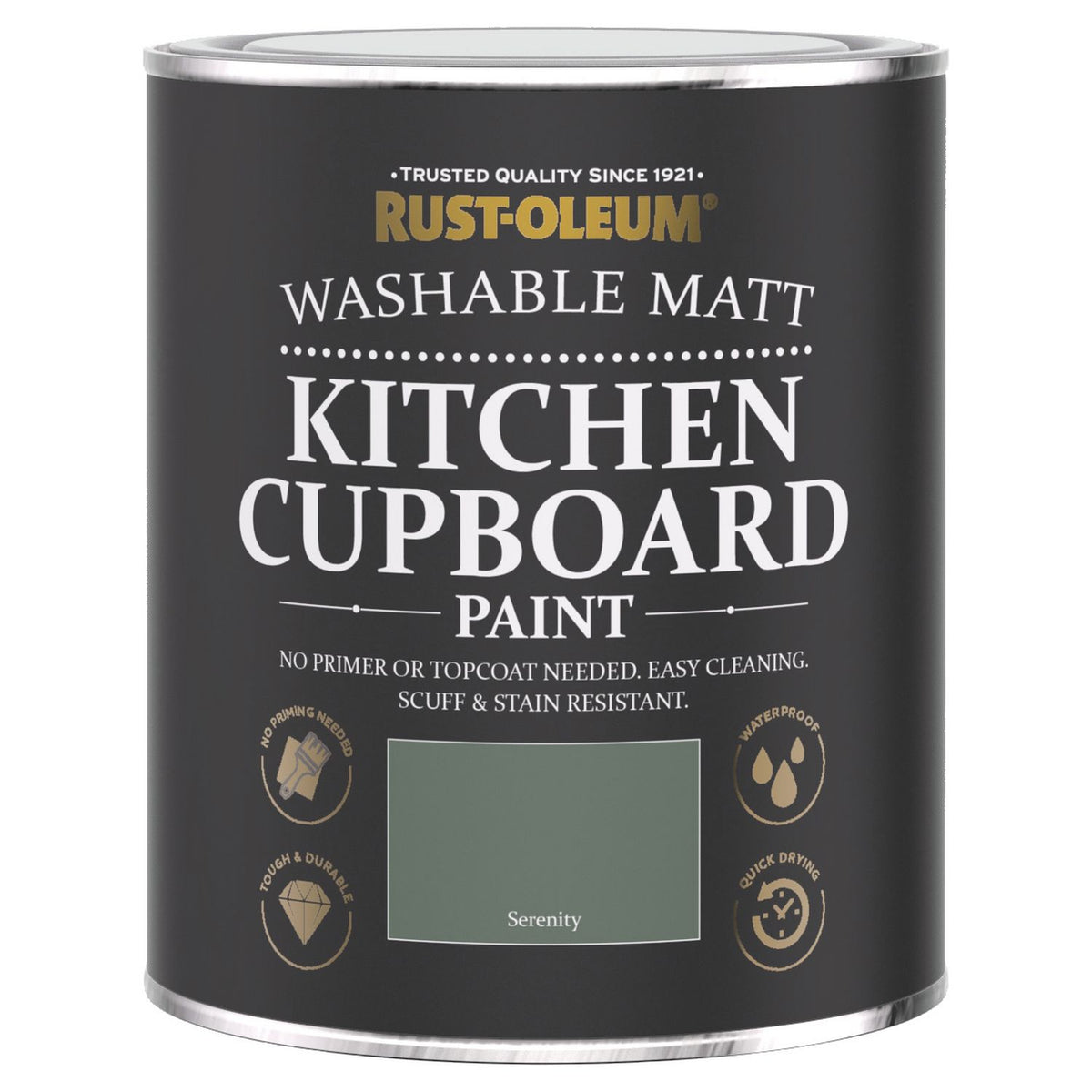 Rust-Oleum kitchen cupboard paint Serenity 750ml, UK version