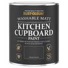 Rust-Oleum Kitchen Cupboard Matt Paint Charcoal 750ml, imported from the UK