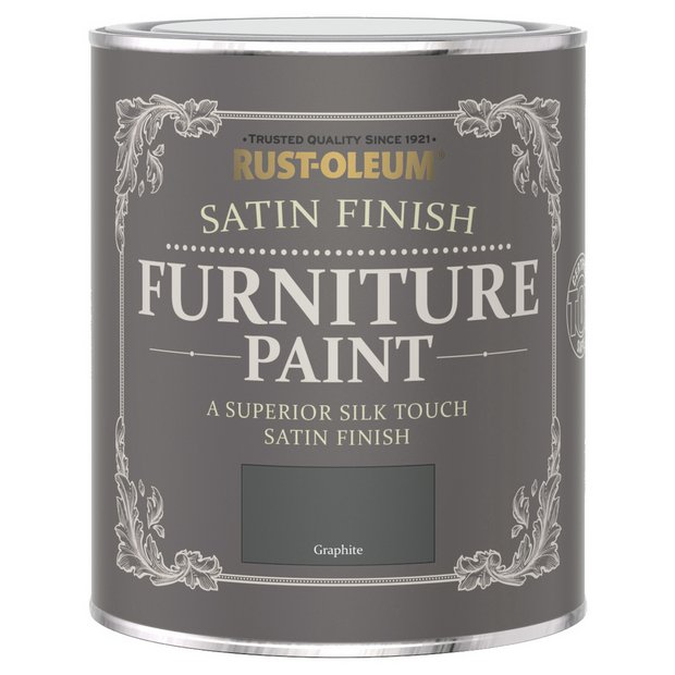 Rust-Oleum furniture satin paint graphite 750ml, imported from the UK