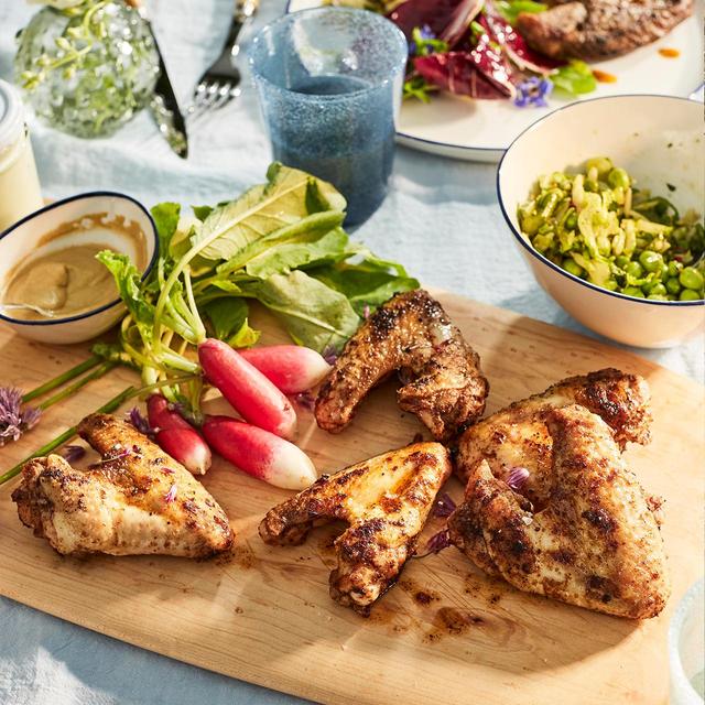 Daylesford Organic Chicken Wings with Piri Piri   500g GOODS M&S   