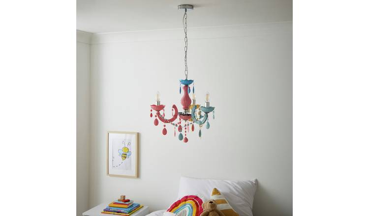 Glow multicoloured kids chandelier H118 D46cm, UK version
