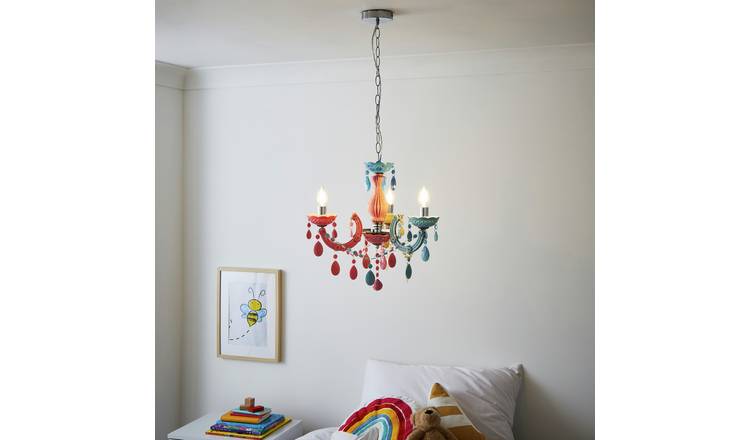 Glow multicoloured kids chandelier H118 D46cm, UK version