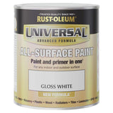 Rust-Oleum white gloss paint 750ml - British product