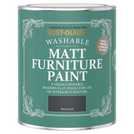 Rust-Oleum furniture matt paint Black Sand 750ml, imported from the UK
