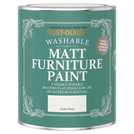 Rust-Oleum furniture matt paint chalk white 750ml, imported from the UK
