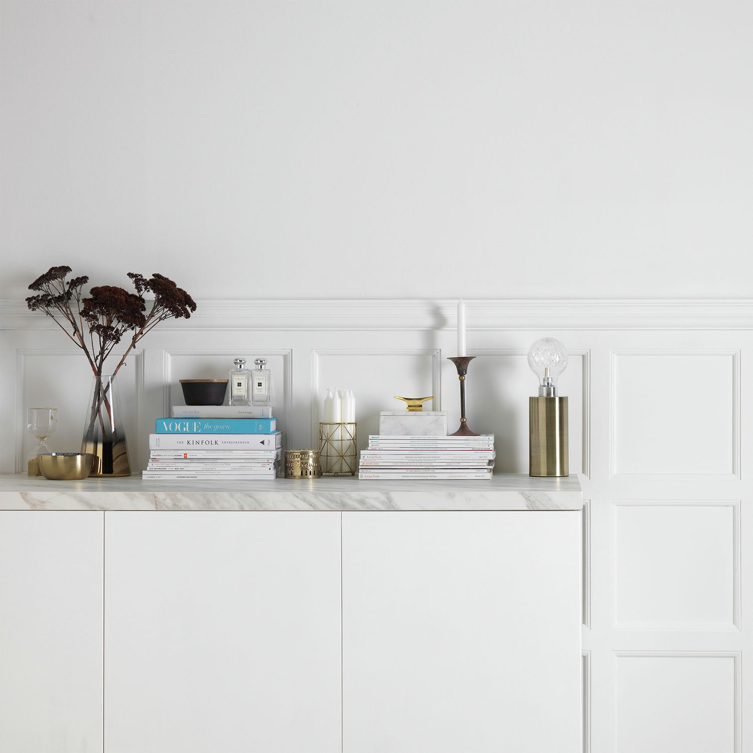 Rust-Oleum furniture matt paint chalk white 750ml, imported from the UK