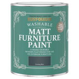 Rust-Oleum furniture paint in evening blue 750ml, imported from the UK