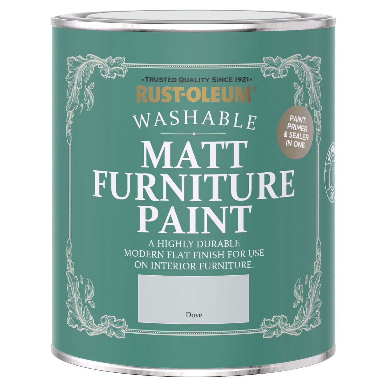 Rust-Oleum Furniture Paint Dove 750ml, UK version