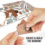 Harry Potter Weasley Burrow building kit 28cm, imported from the UK